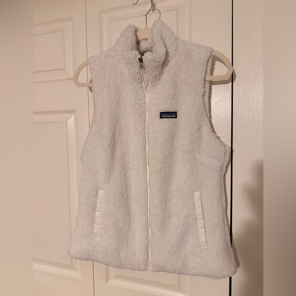 Patagonia White Vest Jacket Large
